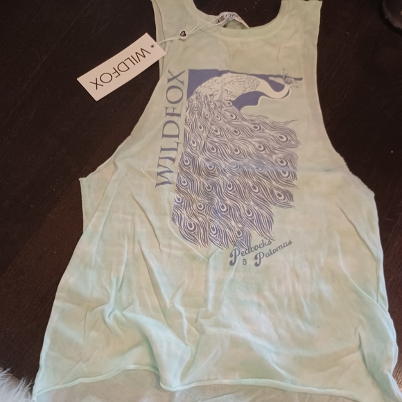 Wildfox Tops - RARE WILDFOX peacock tank